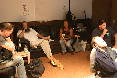 Rick Rubin with Metallica