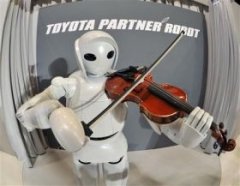 Violin-playing robot