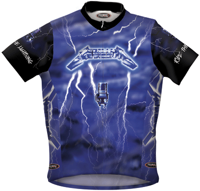 Ride the Lightning Men\'s Cycling Jersey (PrimalWear.com)