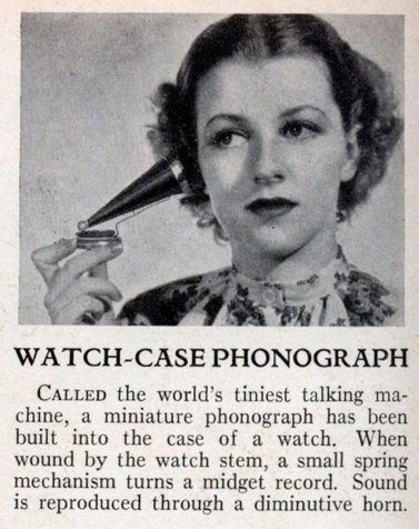 Watch-case Phonograph