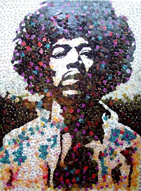 Jimi Hendrix by Ed Chapman