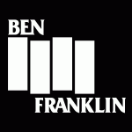 Ben Franklin in the style of Black Flag