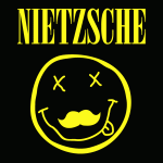 Friedrich Nietzsche in the style of Nirvana