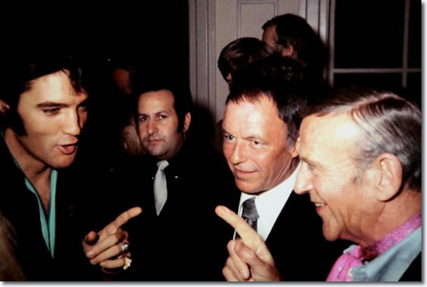 Elvis Presley, Joe Esposito, Frank Sinatra and Fred Astaire : August 29, 1969