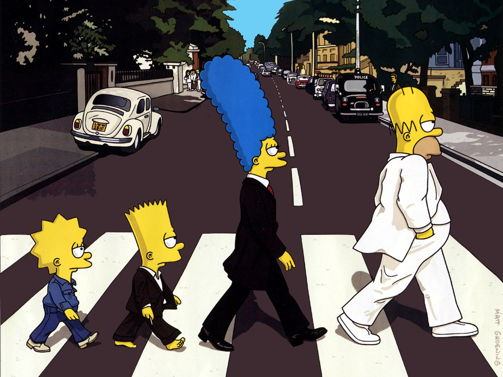 The Simpsons Abbey Road, Matt Groening.