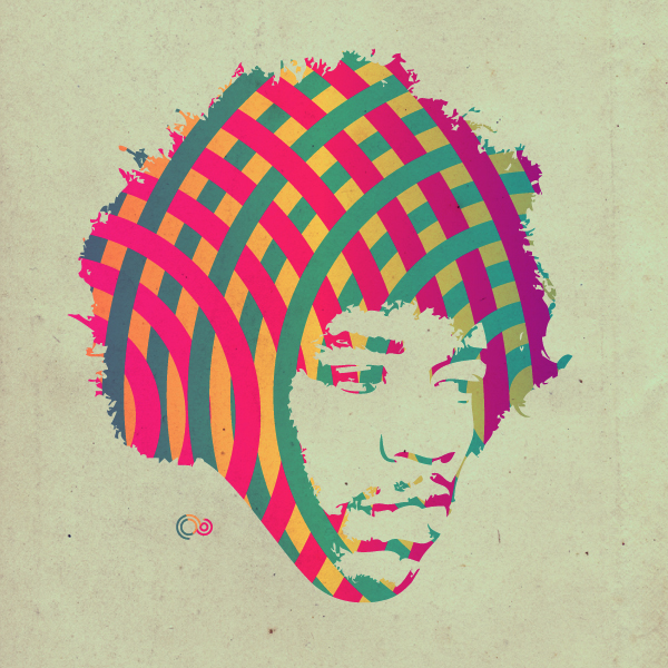 Jimi Hendrix, por Andrés Yeah