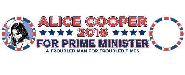 Alice Cooper for Prime Minister
