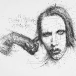 Vince Low, Simply Scribbly exhibition in Singapore, «Marilyn Manson»